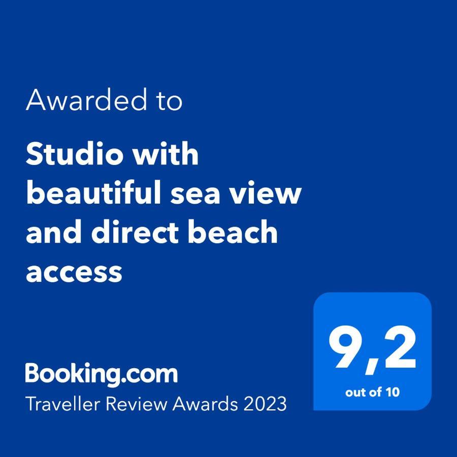 戛纳Studio With Beautiful Sea View And Direct Beach Access公寓 外观 照片